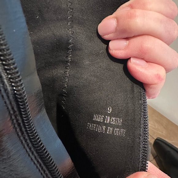 Jeffrey Campbell Women's  Black Geist Square Toe Boot Size 9 - Picture 8 of 9